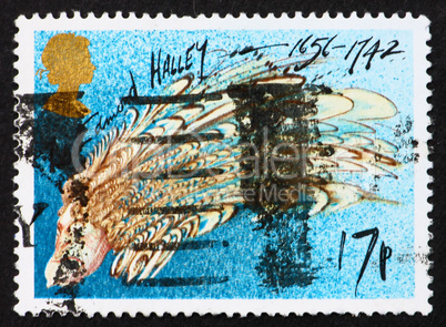 Postage stamp GB 1986 Halley?s Comet