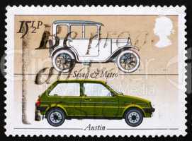 Postage stamp GB 1982 Austin?s Seven and Metro