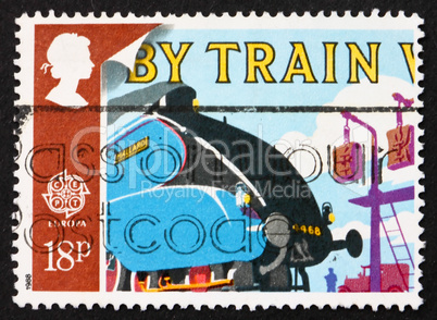 Postage stamp GB 1988 Mallard Locomotive