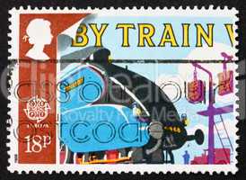 Postage stamp GB 1988 Mallard Locomotive
