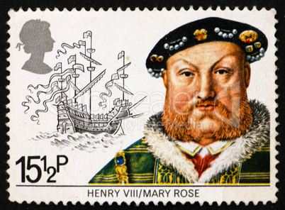 Postage stamp GB 1982 King Henry VIII