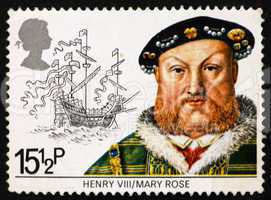 Postage stamp GB 1982 King Henry VIII