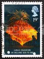 Postage stamp USA 1987 Fireworks
