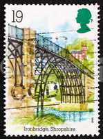 Postage stamp GB 1989 Iron Bridge