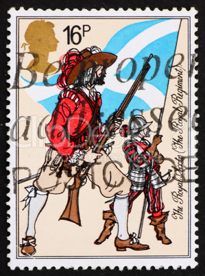 Postage stamp USA 1983 The Royal Scots