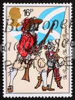 Postage stamp USA 1983 The Royal Scots