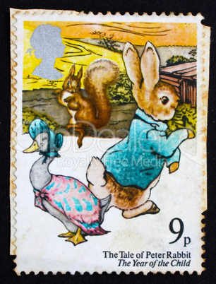 Postage stamp GB 1979 Peter Rabbit