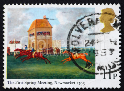 Postage stamp GREAT BRITAIN 1979 The First spring meeting