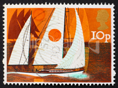 Postage stamp GREAT BRITAIN 1974 Cruising yachts