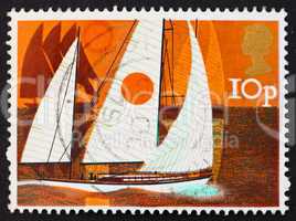 Postage stamp GREAT BRITAIN 1974 Cruising yachts