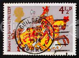 Postage stamp GB 1974 Robert the Bruce