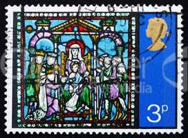 Postage stamp GB 1971 Adoration of the Kings