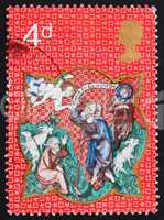Postage stamp GB 1970 Angel appearing before the shepherds