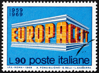 Postage stamp Italy 1969 Europe CEPT 1969