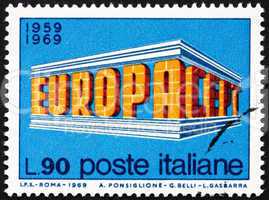 Postage stamp Italy 1969 Europe CEPT 1969