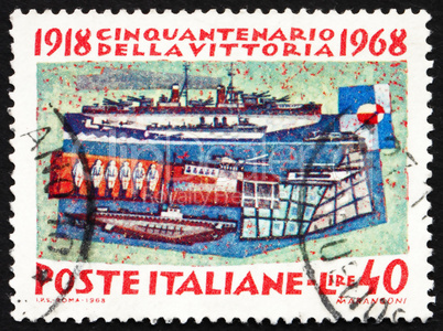 Postage stamp Italy 1968 The Navy