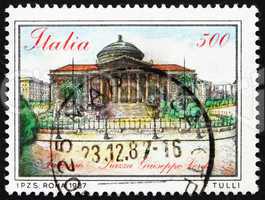 Postage stamp Italy 1987 Piazza Giuseppe Verdi, Palermo