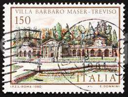 Postage stamp Italy 1980 Villa Barbaro Maser, Treviso