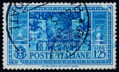 Postage stamp Italy 1932 Garibaldi?s Tomb