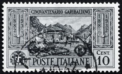 Postage stamp Italy 1932 View of Caprera
