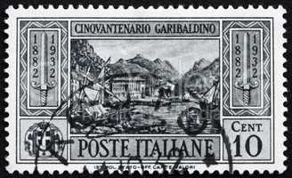 Postage stamp Italy 1932 View of Caprera