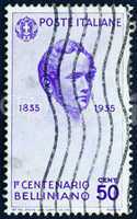 Postage stamp Italy 1935 Vincenzo Bellini, Operatic Composer