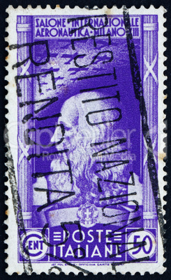 Postage stamp Italy 1935 Leonardo da Vinci