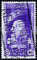 Postage stamp Italy 1935 Leonardo da Vinci