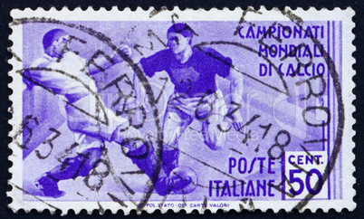 Postage stamp Italy 1934 Soccer Players