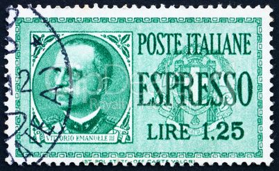 Postage stamp Italy 1932 Victor Emmanuel III, King of Italy