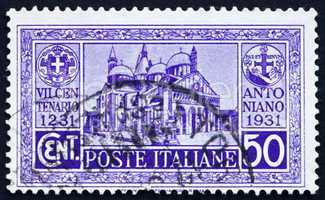 Postage stamp Italy 1931 Basilica of St. Anthony, Padua