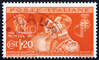 Postage stamp Italy 1930 Prince Humbert and Princess Marie Jose