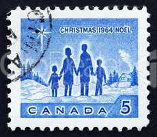 Postage stamp Canada 1964 Family and Star of Bethlehem