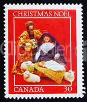 Postage stamp Canada 1982 Holy Family, Christmas