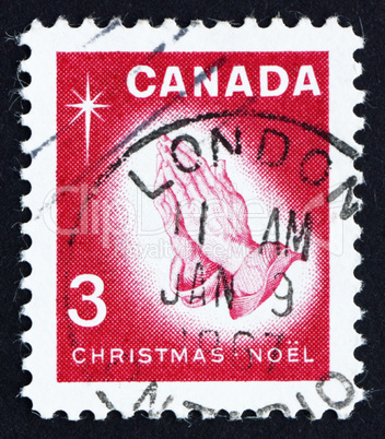 Postage stamp Canada 1966 Praying Hands, by Albrecht Durer