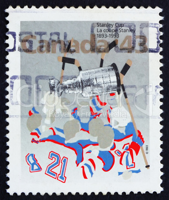 Postage stamp Canada 1993 Stanley Cup, Centenary