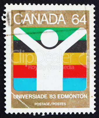 Postage stamp Canada 1983 World University Games, Edmonton