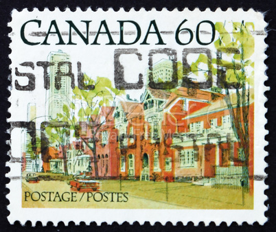Postage stamp Canada 1982 Ontario Street Scene