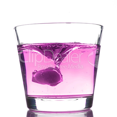 Violet cocktail