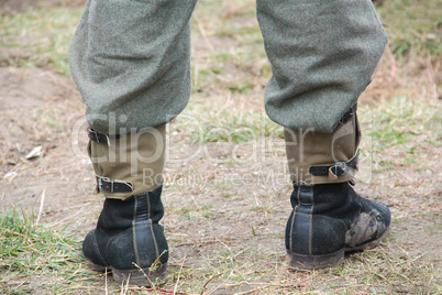 Outfit a German soldier during the Second World War