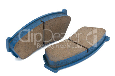 New brake pads disk brake (isolated)