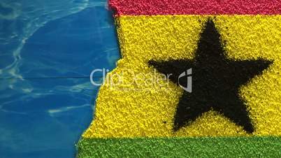 Ghana map - zoom