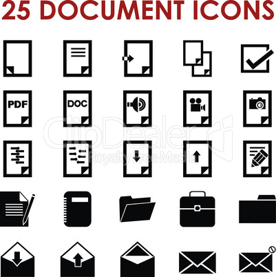 File type and business icons