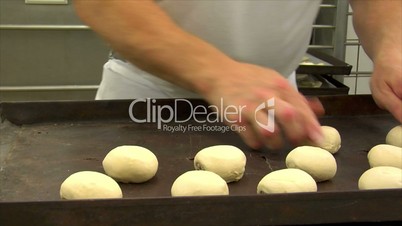 german bakery roll dough spread plate dolly 10735