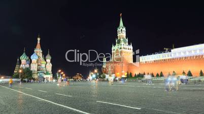 Kremlin night timelapse