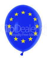 inflatable balloon with flag