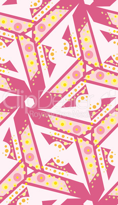 Pink Kaleidescope Pattern