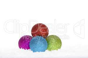 Bunte Christbaumkugeln - Colorful Christmas Baubles
