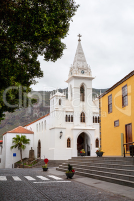 Church in Los Silos. Tenerife, Canary Islands