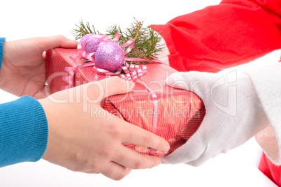 handing out of presents